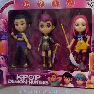 Demon Hunters Zoey Mira Rumi K-Pop Collectibles 3 pack
